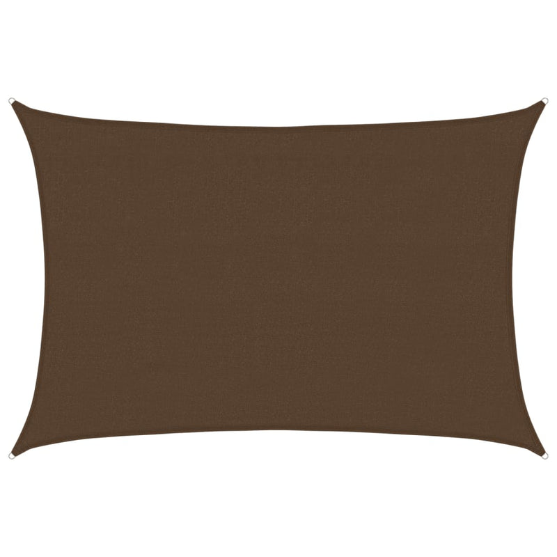 Load image into Gallery viewer, Vidaxl zonnezeil 160 g m² 4x5 m hdpe bruin
