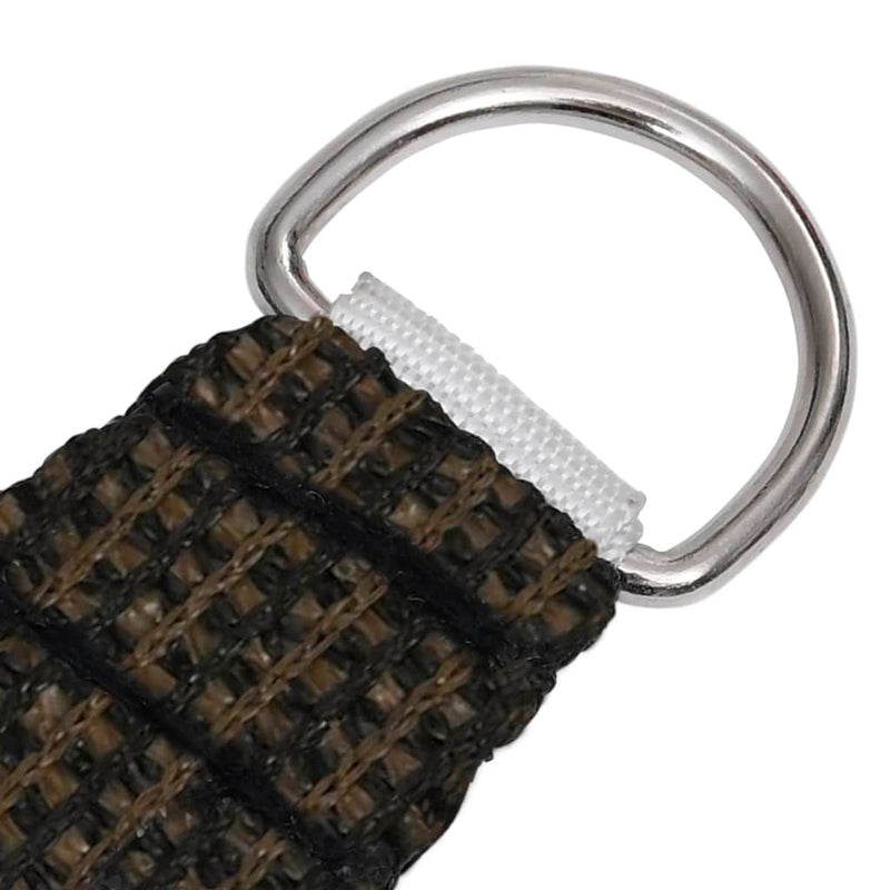 Load image into Gallery viewer, VidaXL Zonnezeil 160 g m² 3x3x3 m HDPE bruin
