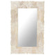 Vidaxl spiegel 80x50 cm massief mangohout wit