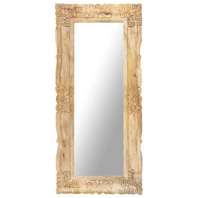 Load image into Gallery viewer, Vidaxl spiegel 110x50 cm massief mangohout
