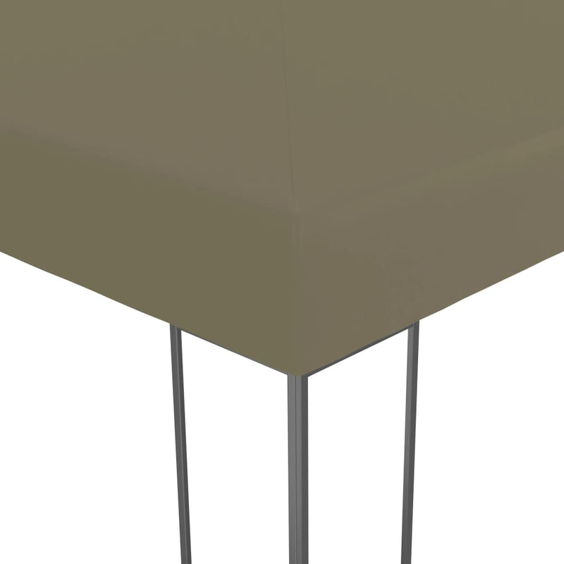 Afbeelding laden in galerijviewer, Vidaxl tuinpaviljoen 180 g m² 3x3 m taupe
