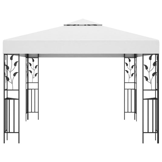 Vidaxl prieel 180 g m² 3x3 m wit