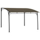 VidaXL Zonneluifel 3x3x2,55 m taupe