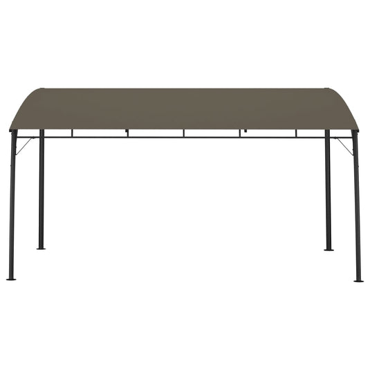 VidaXL Zonneluifel 4x3x2,55 m taupe