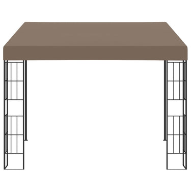 Vidaxl wandprieel 3x3 m stof taupe
