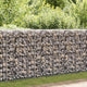 Vidaxl schanskorfmuur met deksels 60x30x100 cm gegalvaniseerd staal