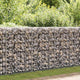Vidaxl schanskorfmuur met deksels 100x60x100 cm gegalvaniseerd staal