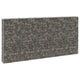VidaXL Schanskorfmuur met deksels 300x30x150 cm gegalvaniseerd staal