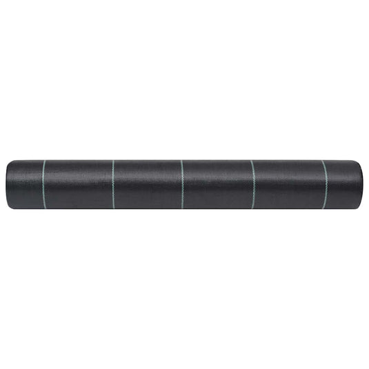 Vidaxl worteldoek 1x50 m pp zwart