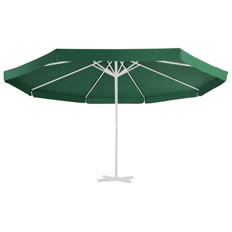 Load image into Gallery viewer, Vidaxl vervangingsdoek voor parasol 515 cm groen
