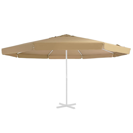 Vidaxl vervangingsdoek voor parasol 515 cm taupe