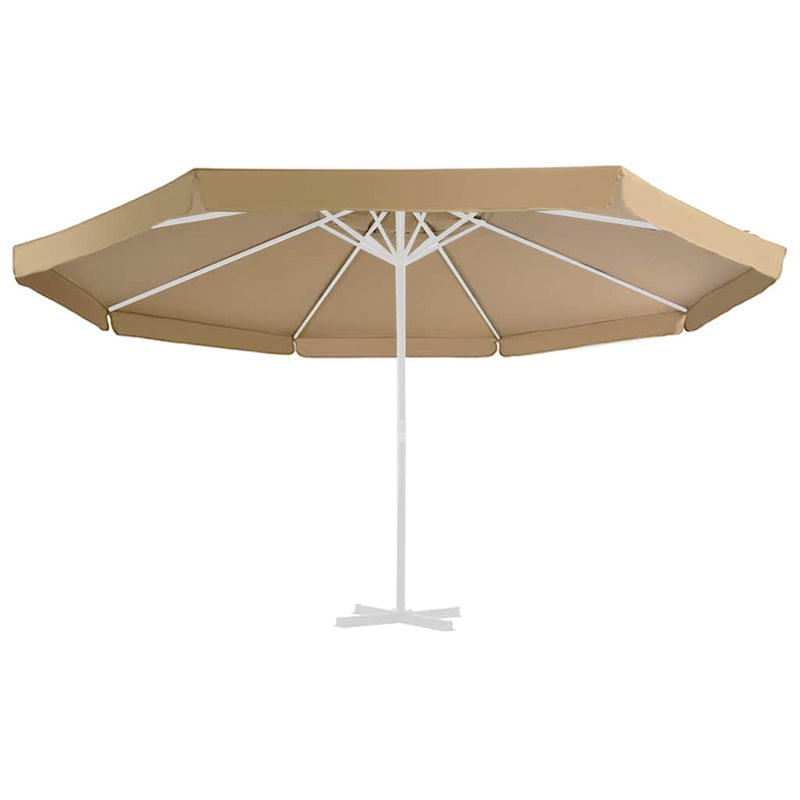 Load image into Gallery viewer, Vidaxl vervangingsdoek voor parasol 515 cm taupe
