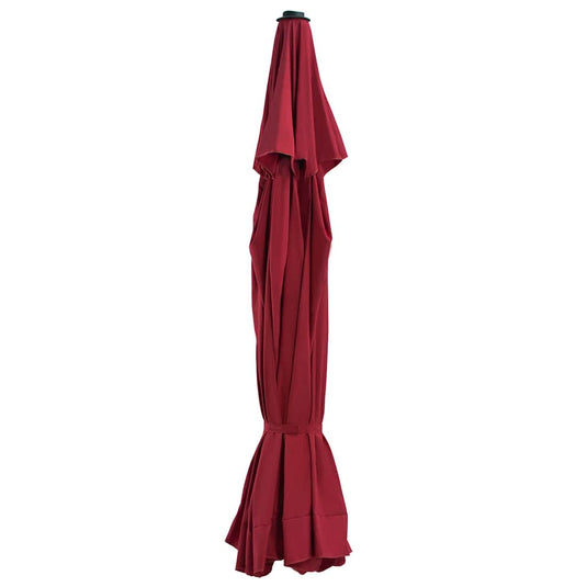 Vidaxl vervangingsdoek voor parasol 515 cm bordeauxrood