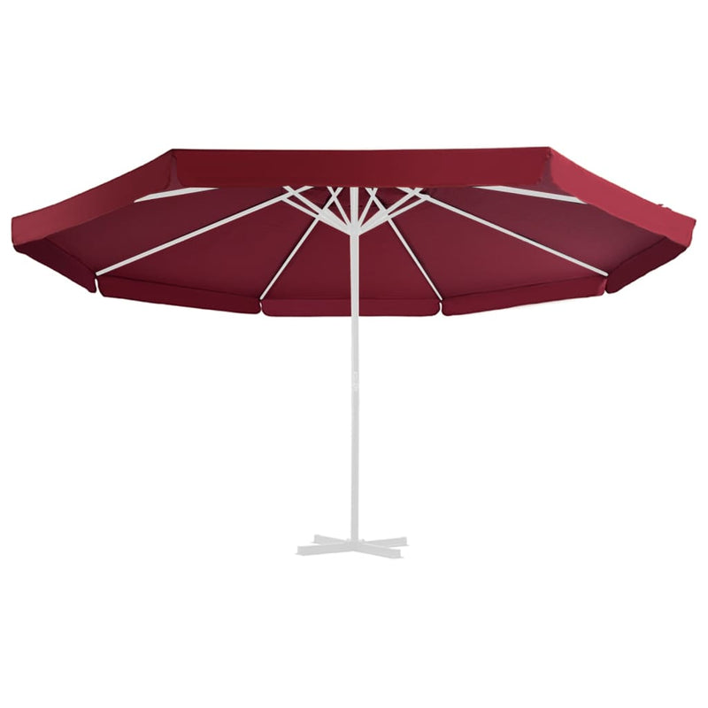 Load image into Gallery viewer, Vidaxl vervangingsdoek voor parasol 500 cm bordeauxrood
