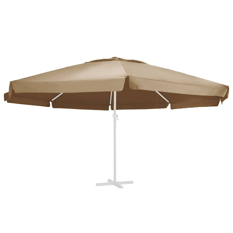 Load image into Gallery viewer, Vidaxl vervangingsdoek voor parasol 610 cm taupe
