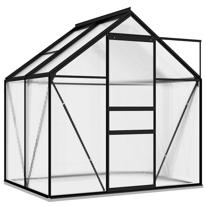 Load image into Gallery viewer, Vidaxl tuinkas 2,47 m³ aluminium antracietkleurig

