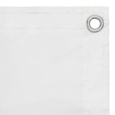 Vidaxl balkonscherm 75x600 cm oxford stof wit