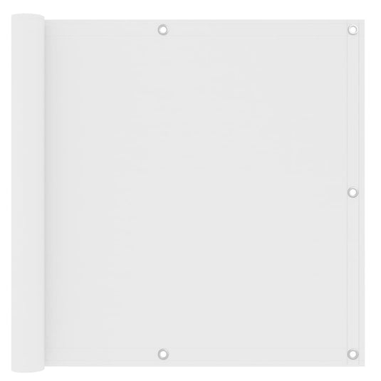 Vidaxl balkonscherm 90x500 cm oxford stof wit