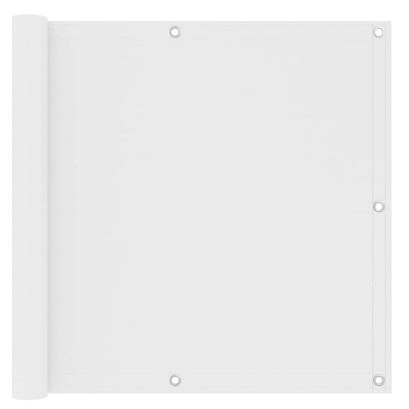 Load image into Gallery viewer, Vidaxl balkonscherm 90x600 cm oxford stof wit
