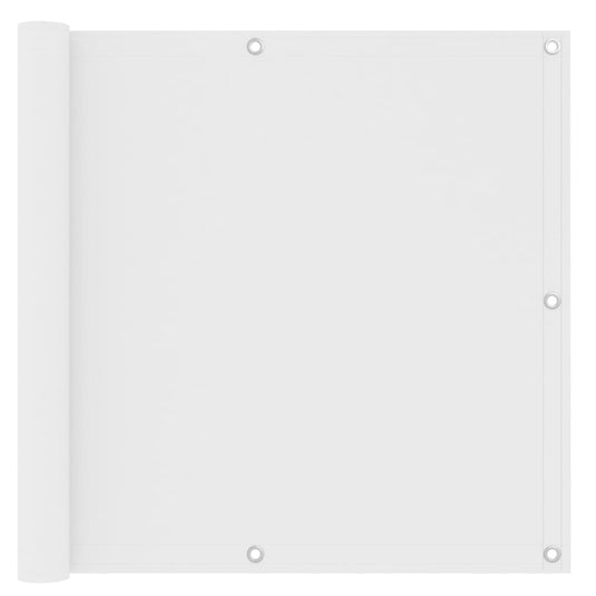 Vidaxl balkonscherm 90x600 cm oxford stof wit