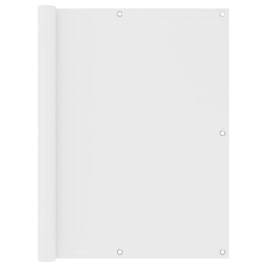 Vidaxl balkonscherm 120x400 cm oxford stof wit