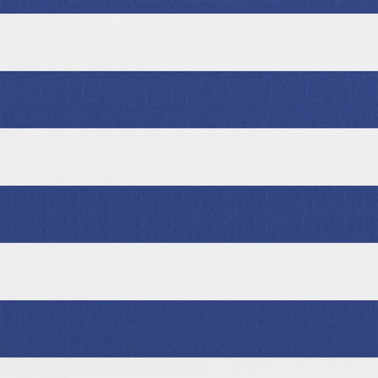 Vidaxl balkonscherm 90x400 cm oxford stof wit en blauw