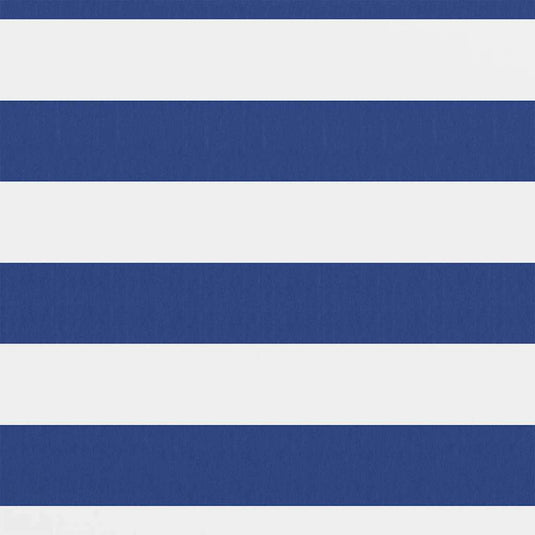 Vidaxl balkonscherm 90x500 cm oxford stof wit en blauw