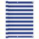 Vidaxl balkonscherm 120x300 cm oxford stof wit en blauw