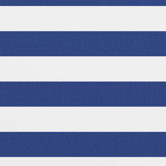 Vidaxl balkonscherm 120x300 cm oxford stof wit en blauw