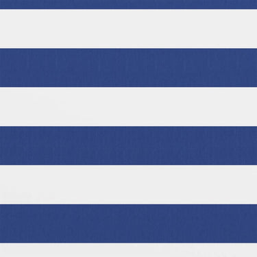 Vidaxl balkonscherm 120x500 cm oxford stof wit en blauw