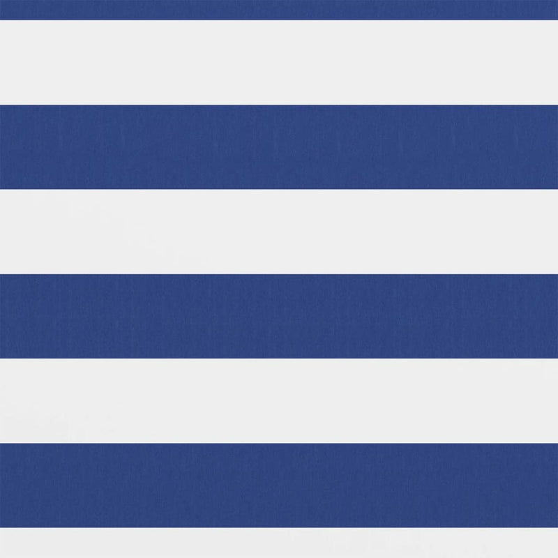 Load image into Gallery viewer, Vidaxl balkonscherm 120x600 cm oxford stof wit en blauw
