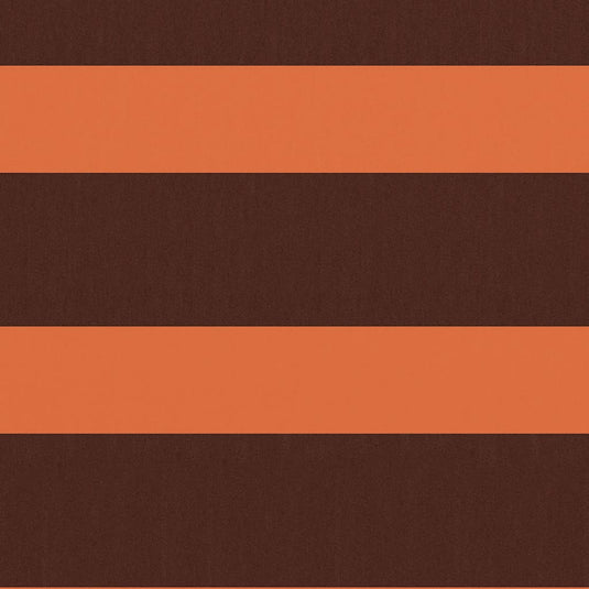 Vidaxl balkonscherm 75x400 cm oxford stof oranje en bruin