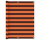 Vidaxl balkonscherm 120x400 cm oxford stof oranje en bruin