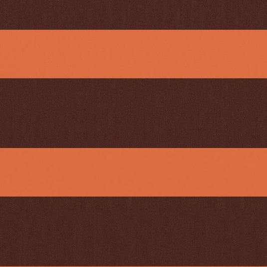 Vidaxl balkonscherm 125x500 cm oxford stof oranje en bruin