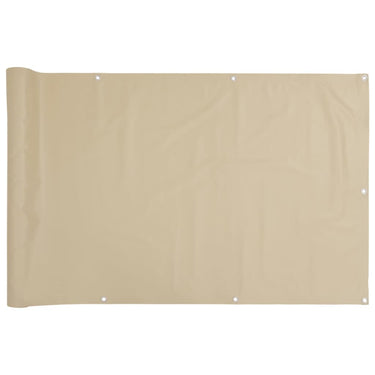 Vidaxl balkonscherm 75x300 cm oxford stof beige