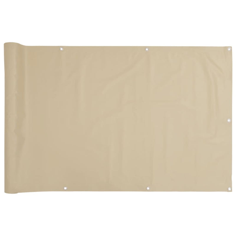 Load image into Gallery viewer, Vidaxl balkonscherm 120x400 cm oxford stof beige
