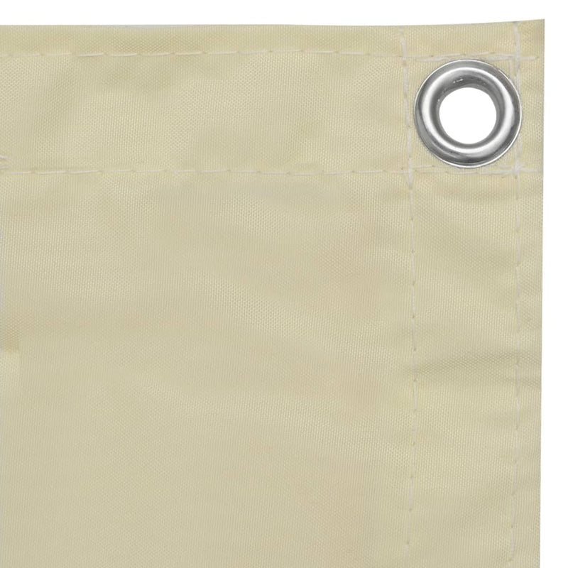 Load image into Gallery viewer, Vidaxl balkonscherm 75x300 cm oxford stof crème
