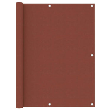 Vidaxl balkonscherm 120x500 cm oxford stof terracotta