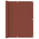Vidaxl balkonscherm 120x600 cm oxford stof terracotta
