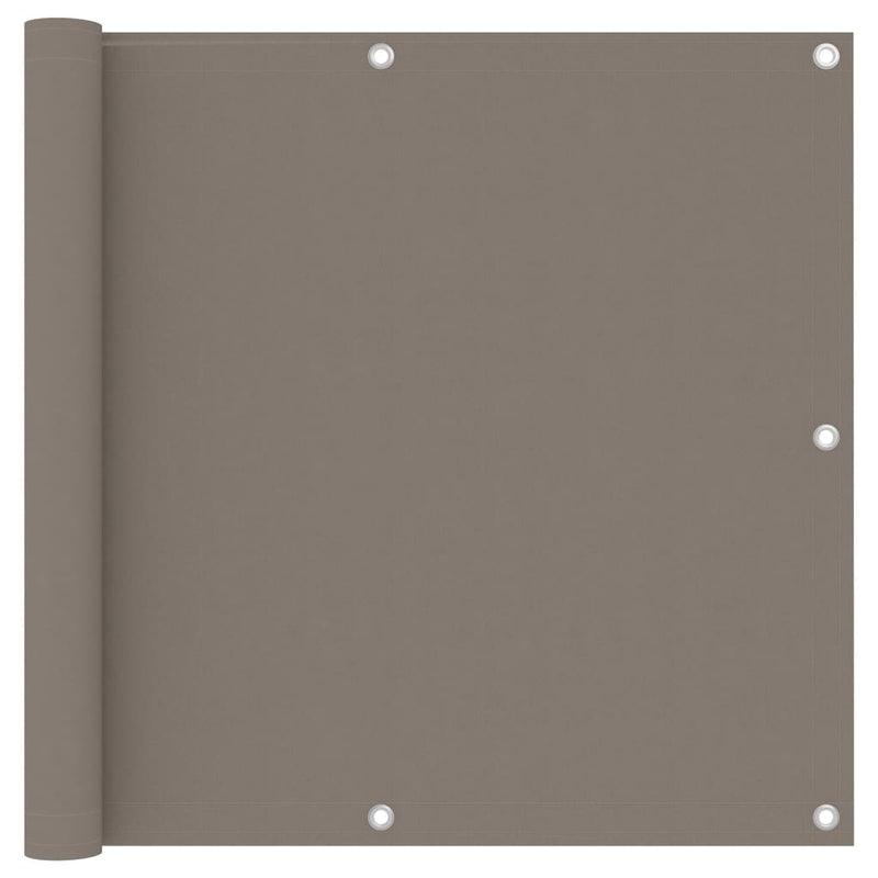 Load image into Gallery viewer, Vidaxl balkonscherm 90x600 cm oxford stof taupe
