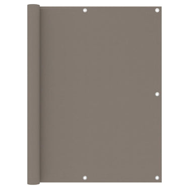 Vidaxl balkonscherm 120x400 cm oxford stof taupe