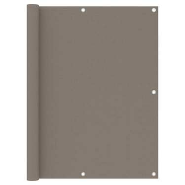 Vidaxl balkonscherm 120x500 cm oxford stof taupe
