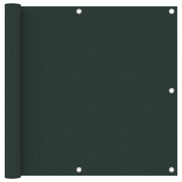 Vidaxl balkonscherm 90x400 cm oxford stof donkergroen