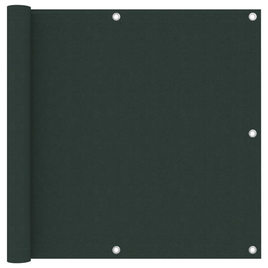 Vidaxl balkonscherm 90x600 cm oxford stof donkergroen