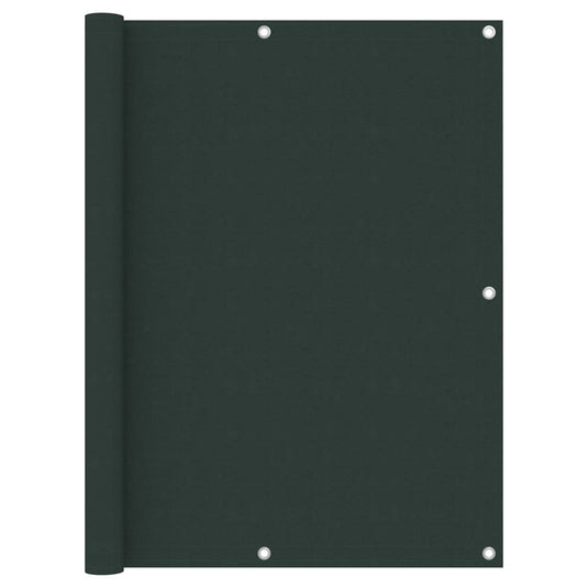 Vidaxl balkonscherm 120x500 cm oxford stof donkergroen