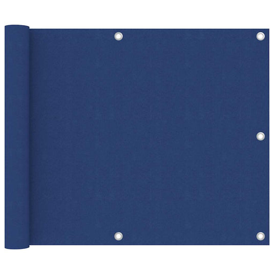 Vidaxl balkonscherm 75x400 cm oxford stof blauw