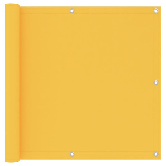 Vidaxl balkonscherm 90x400 cm oxford stof geel