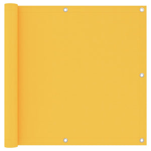 Vidaxl balkonscherm 90x500 cm oxford stof geel