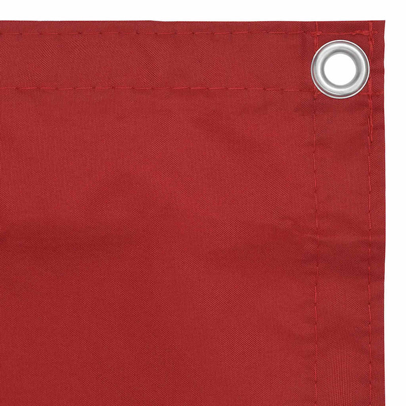 Load image into Gallery viewer, Vidaxl balkonscherm 75x600 cm oxford stof rood
