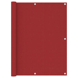 Vidaxl balkonscherm 120x600 cm oxford stof rood